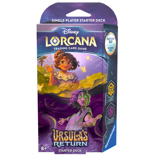 Disney Lorcana Ursula's Return Starter Deck Amber & Amethyst Mirabel & Bruno
