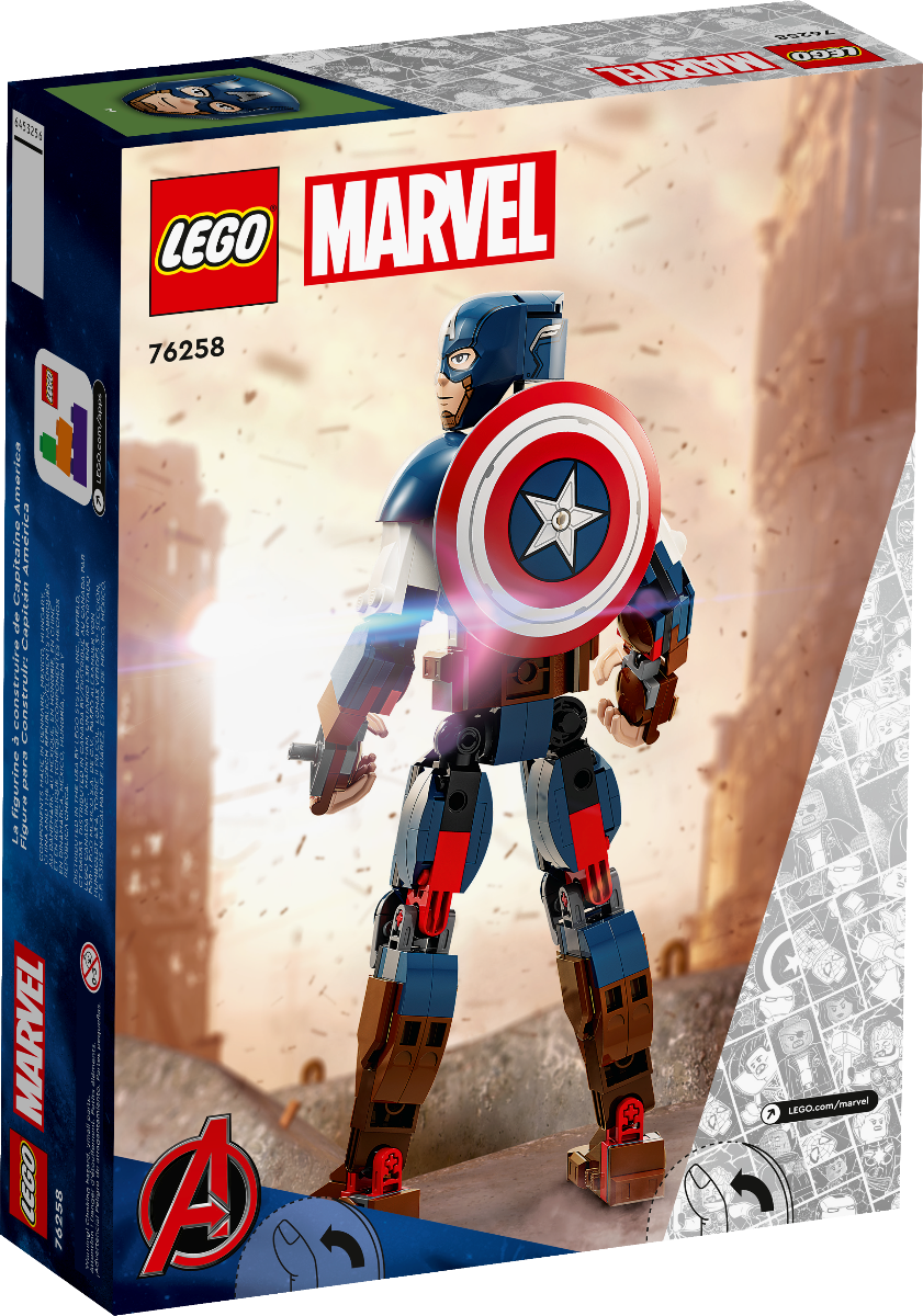 LEGO Marvel Superheroes Captain America Construction Figure