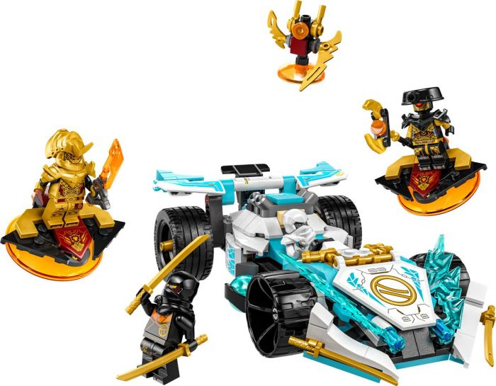LEGO NINJAGO Zane’s Dragon Power Spinjitzu Race Car