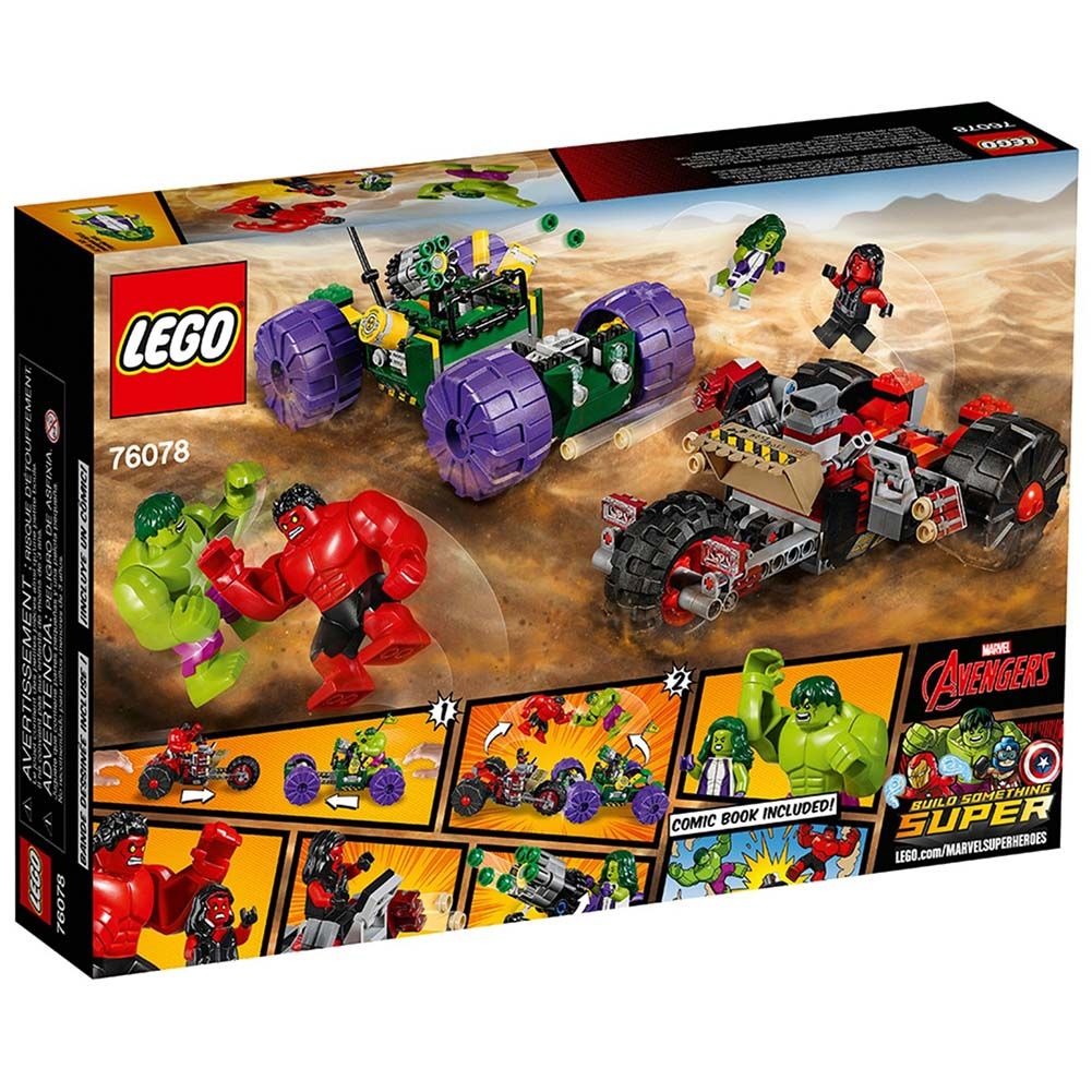 LEGO Marvel Super Heroes Hulk vs Red Hulk