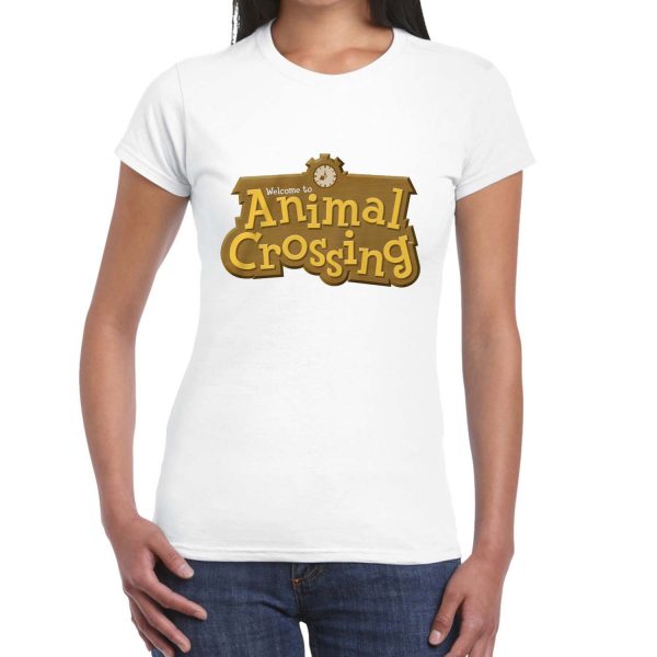 Nintendo Animal Crossing 3D Logo Fitted T-Shirt