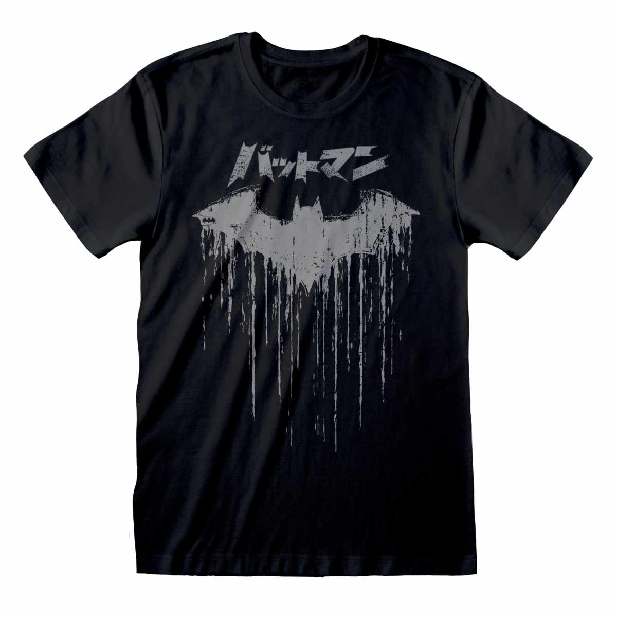 DC Batman Distressed Japanese Logo T-Shirt