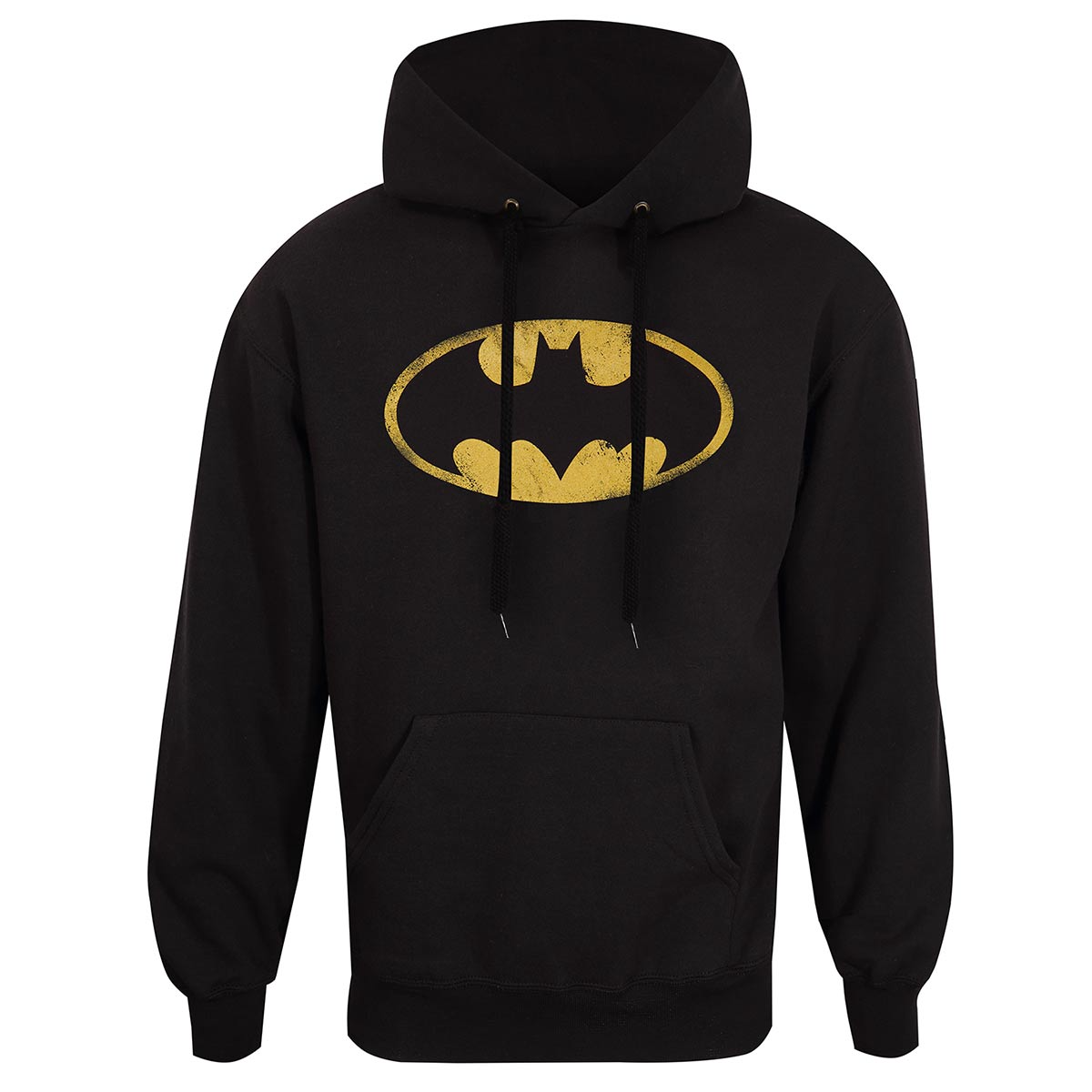 DC Comics Batman Distressed Jumbo Logo Pullover Hoodie