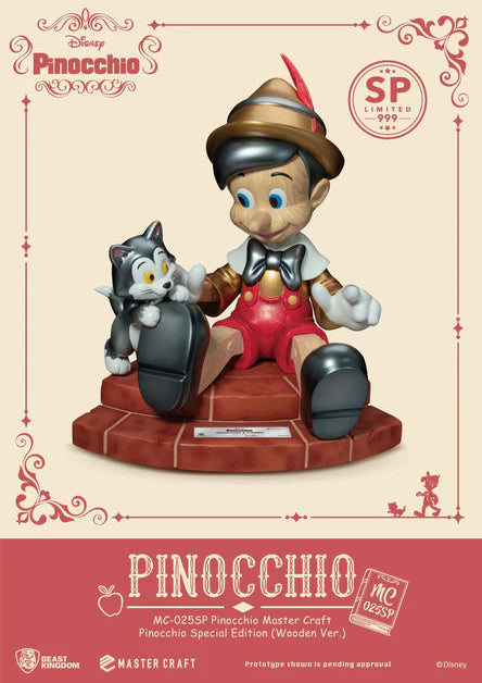 Disney Pinocchio Wooden Version Special Edition Master Craft Statue