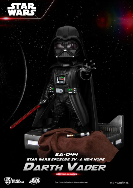Star Wars Episode IV Darth Vader Egg Attack Action Figure