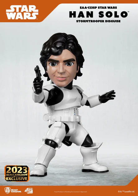 Star Wars Han Solo Stormtrooper Disguise Egg Attack Action Figure