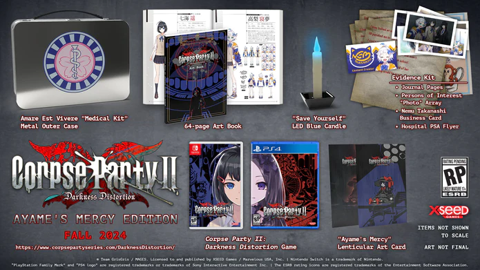 CORPSE PARTY 2: DARKNESS DISTORTION AYAME'S MERCY LIMITED EDITION PlayStation 4