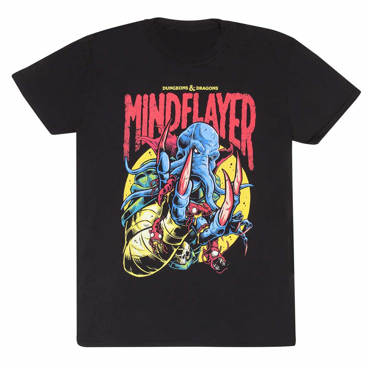 Dungeons And Dragons Mindflayer Colour Pop T-Shirt