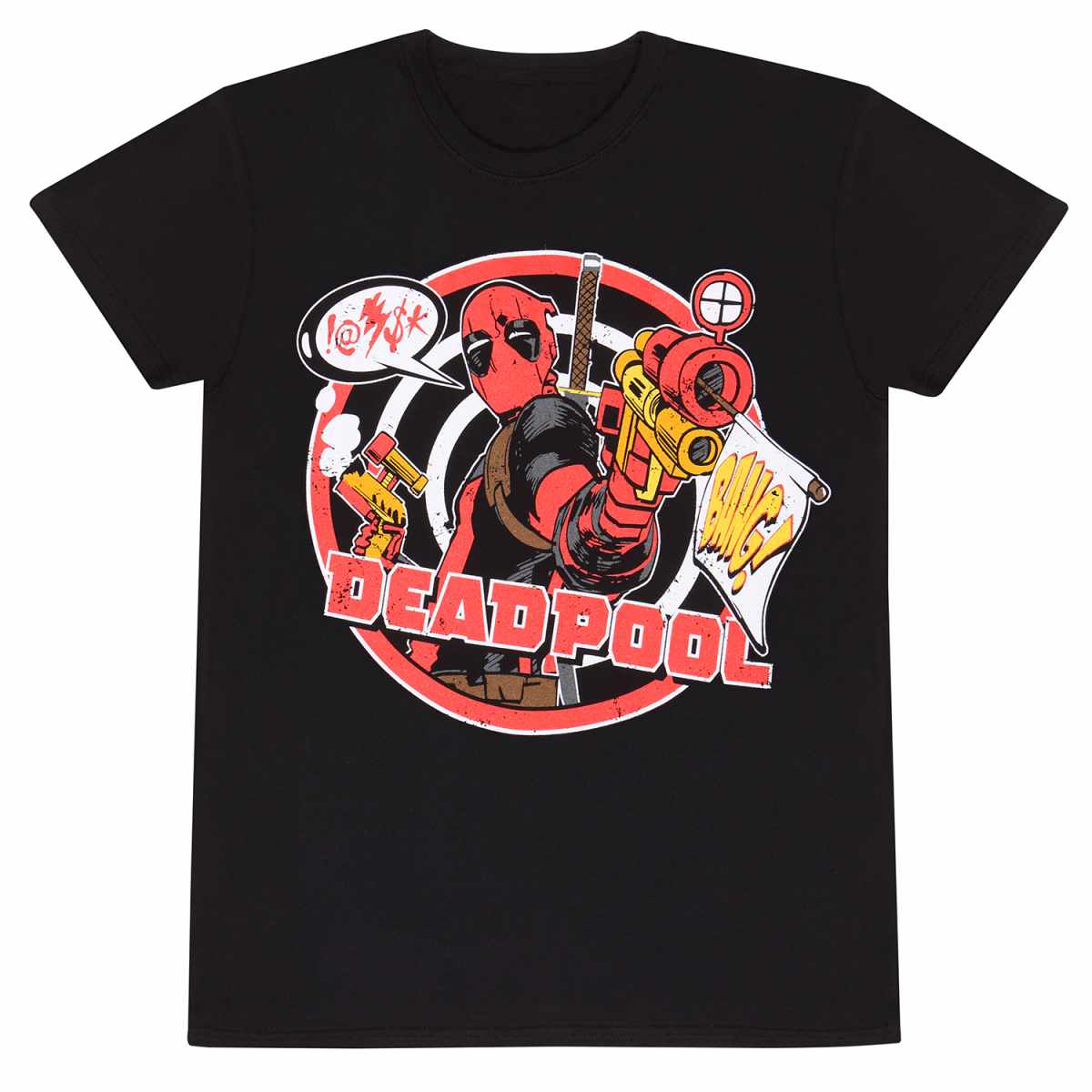 Marvel Comics Deadpool Badge T-Shirt