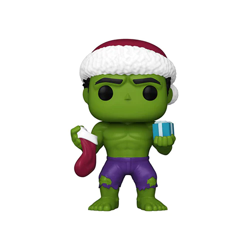 Pop! Marvel Holiday Hulk w/Santa Hat International Exclusive