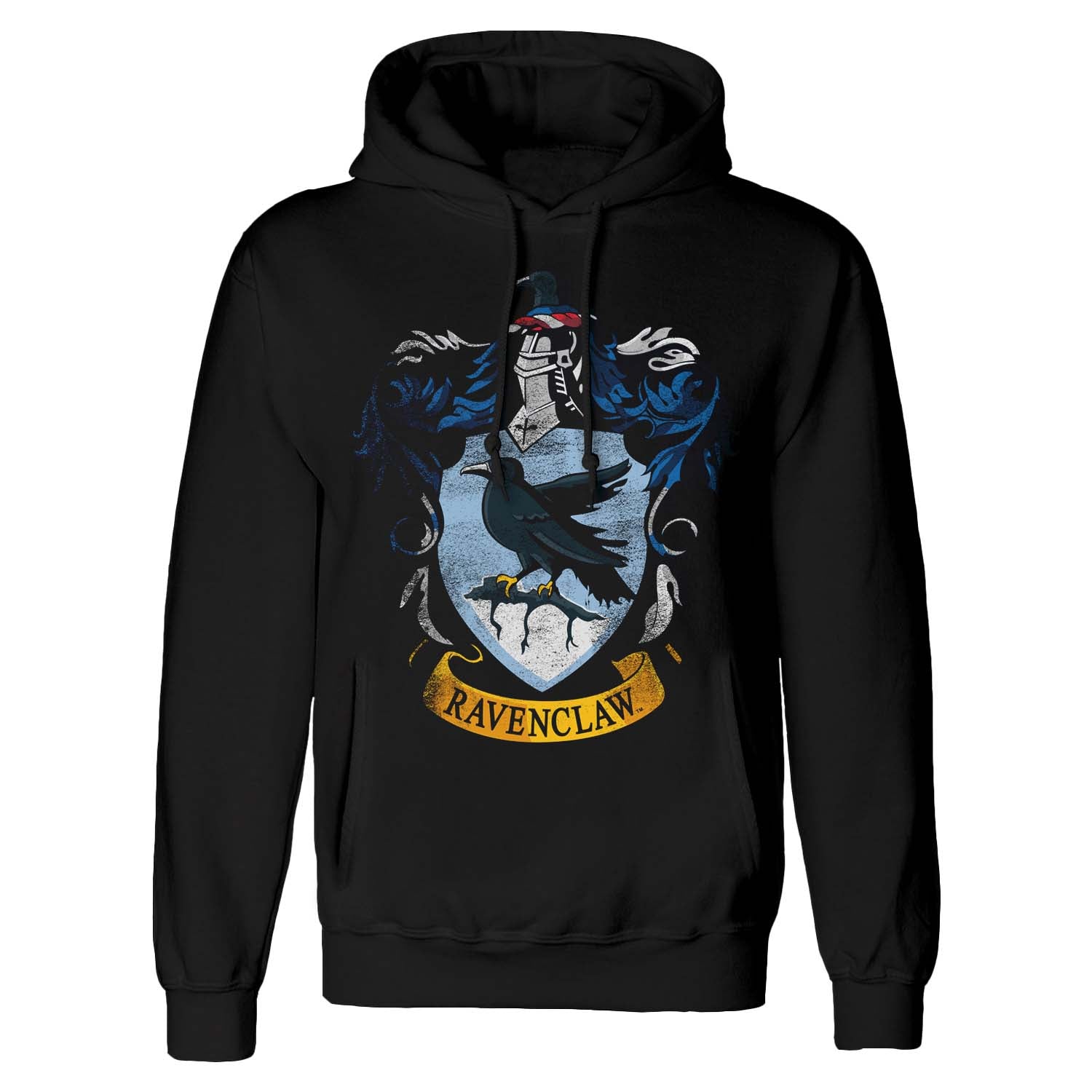 Harry Potter Distressed Ravenclaw Pocket-less Pullover Hoodie