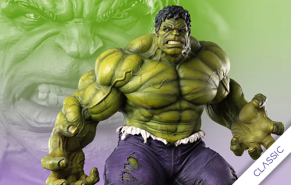 Marvel top hulk statue