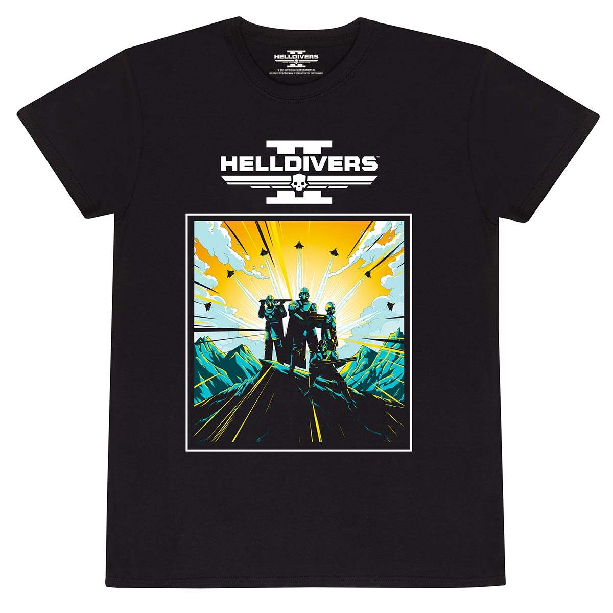 Helldivers 2 2D Art And Logo T-Shirt