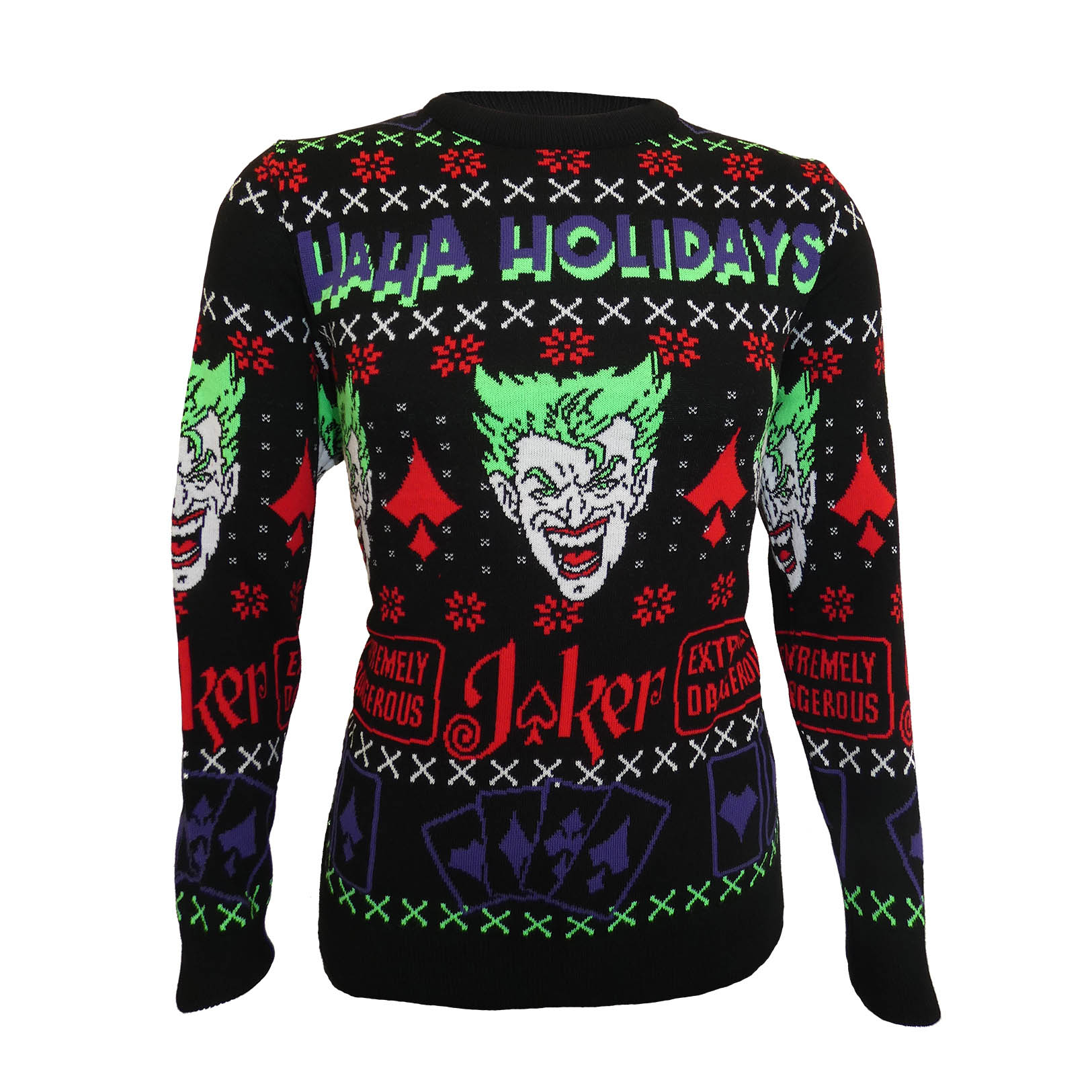 DC Comics Joker HaHa Holiday Knitted Sweatshirt