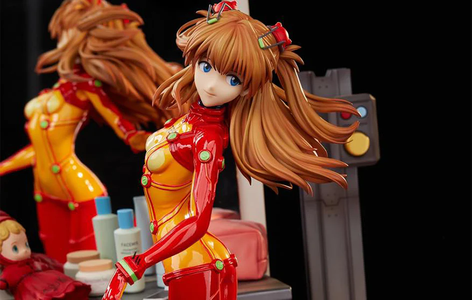 EVANGELION 2.0 YOU CAN NOT ADVANCE ASUKA SHIKANAMI LANGELY TEST PLUGSUIT 1/4 SCALE STATUE
