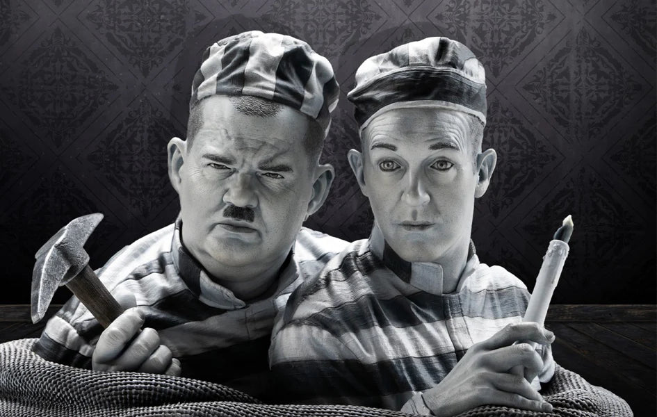 STAN LAUREL & OLIVER HARDY 1/3 SCALE STATUE