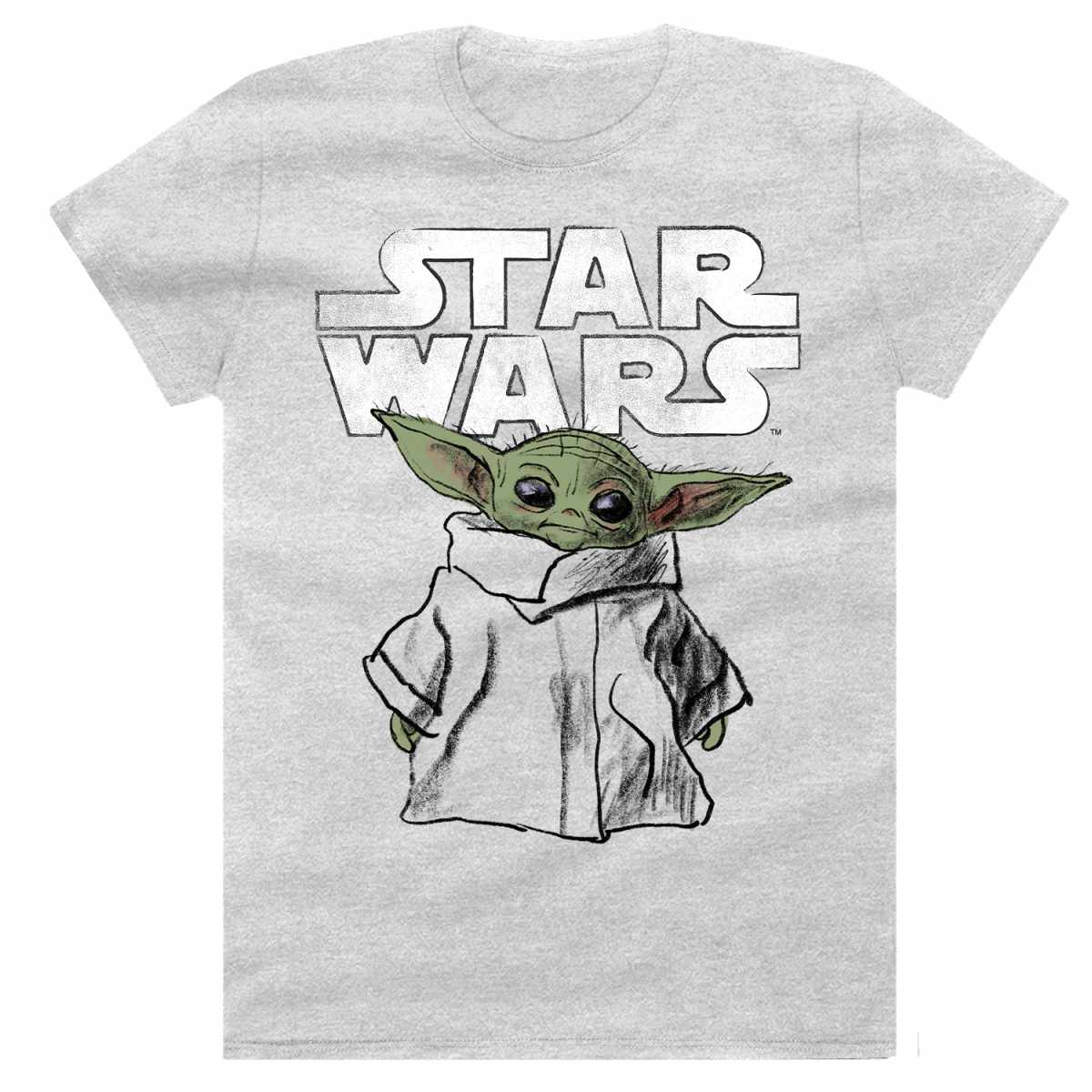 Star Wars Mandalorian Child Sketch T-Shirt