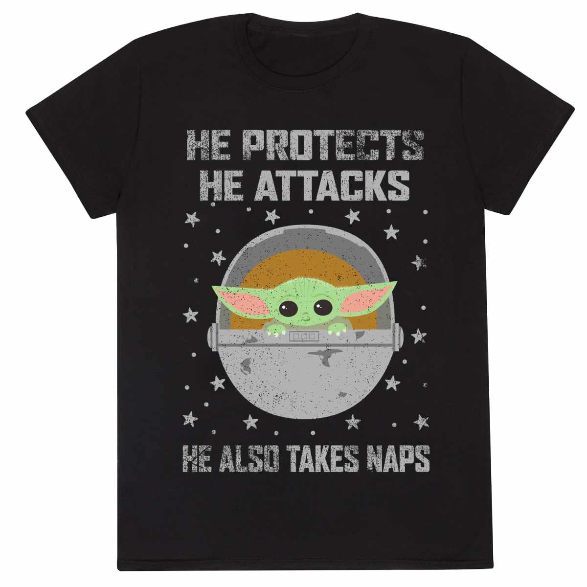 Star Wars Mandalorian Protects And Attacks T-Shirt