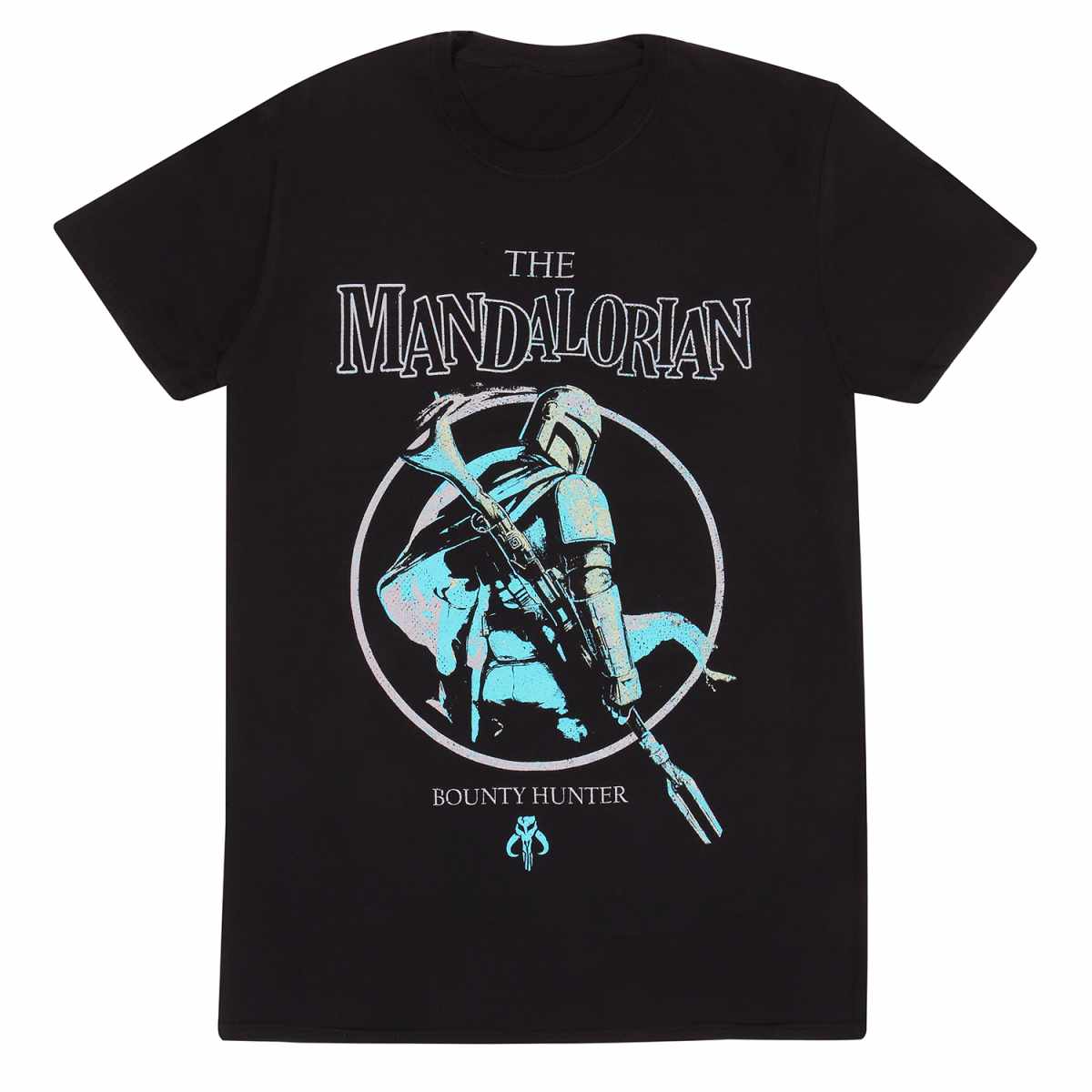 Star Wars Mandalorian Grunge Poster T-Shirt