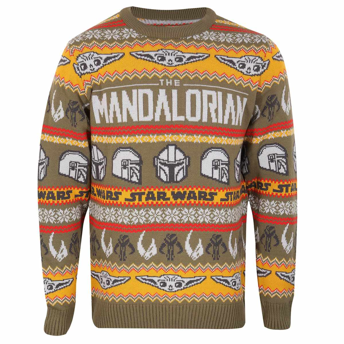 Star Wars Mandalorian Repeat Knitted Sweatshirt