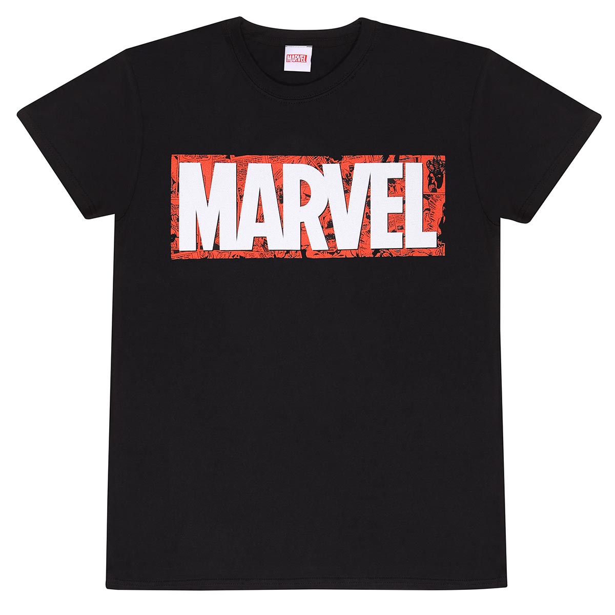 Marvel Comics Logo Overlay T-Shirt