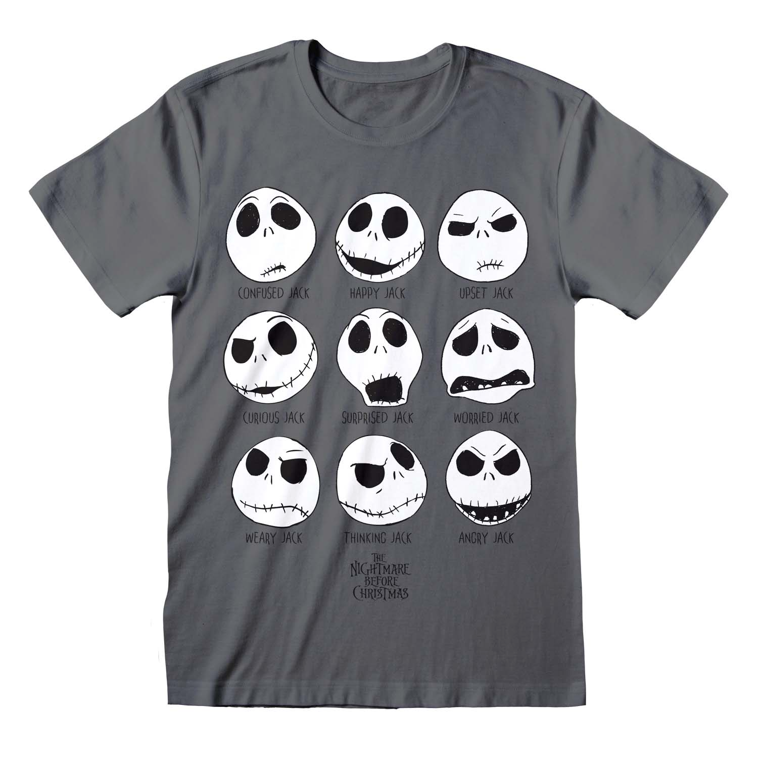 Nightmare Before Christmas Many Faces T-Shirt