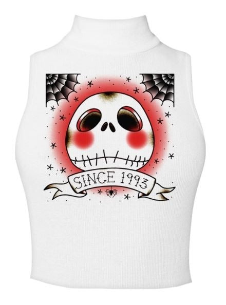 Nightmare Before Christmas Since 1993 Womens High Neck Tank Top