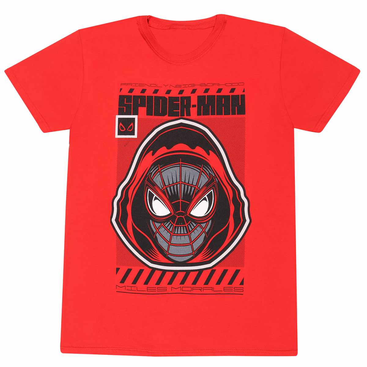 Marvel Spider-Man Miles Morales Video Game Hooded Spider T-Shirt