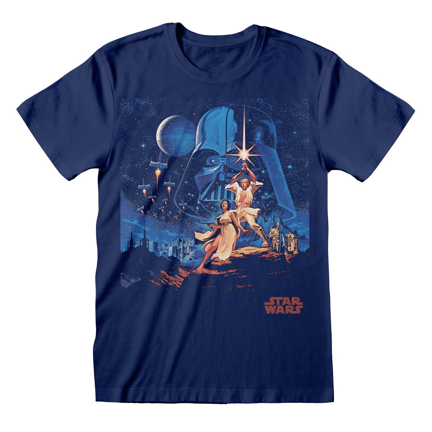 Star Wars New Hope Vintage Poster T-Shirt
