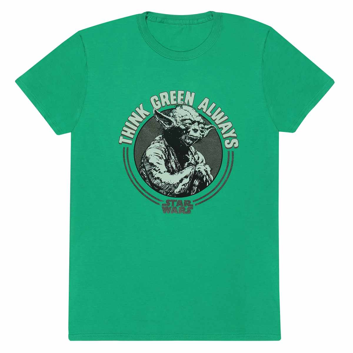 Star Wars Yoda Think Green Always T-Shirt