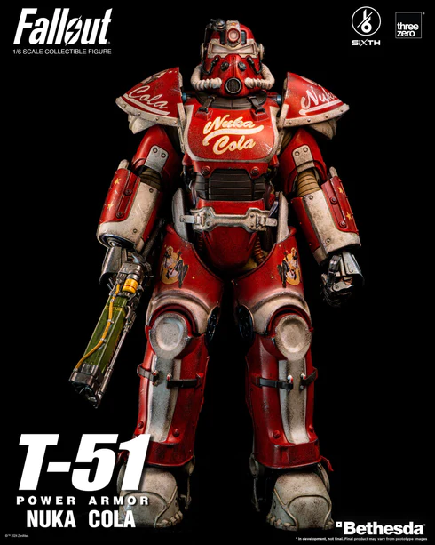 Fallout T-51 Nuka Cola Power Armor 1/6 Action Figure