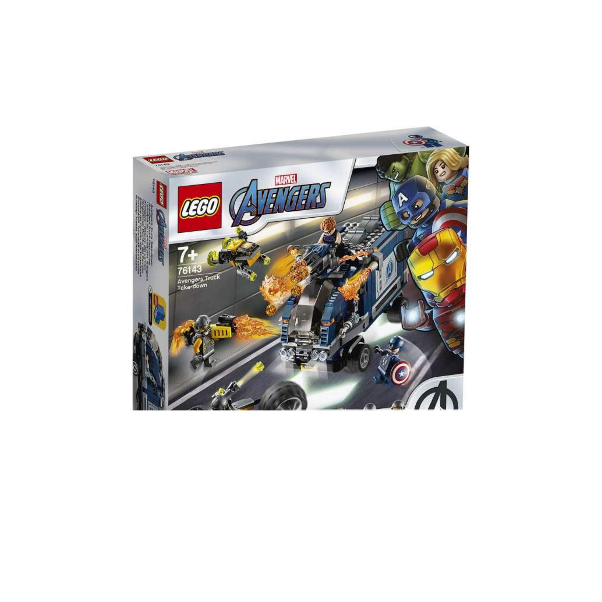 Marvel Lego Avengers Truck Take down yellowboxcollectables