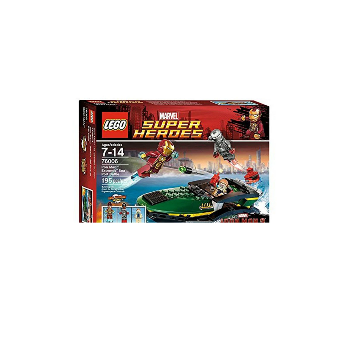 LEGO Marvel Super Heroes Iron Man Extremis Sea Port Battle