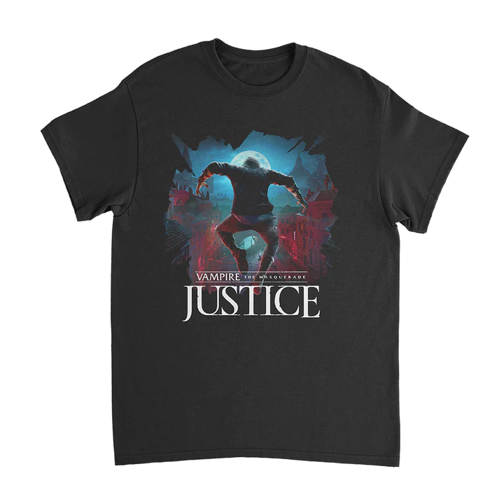 Vampire: The Masquerade Justice T-shirt