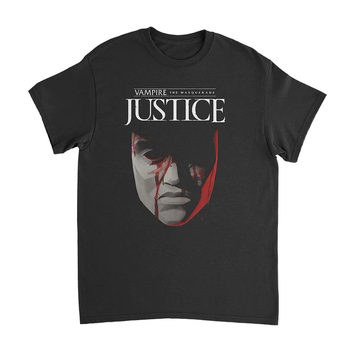 Vampire: The Masquerade Justice Hecata Mask T-shirt