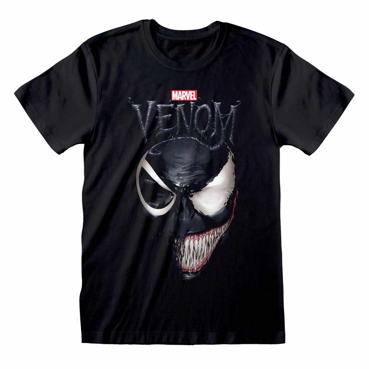 Marvel Comics Spider-Man Venom Split Face T-Shirt