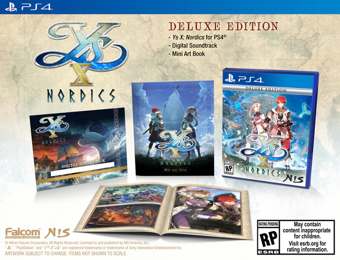 YS X: NORDICS DELUXE EDITION PlayStation 4