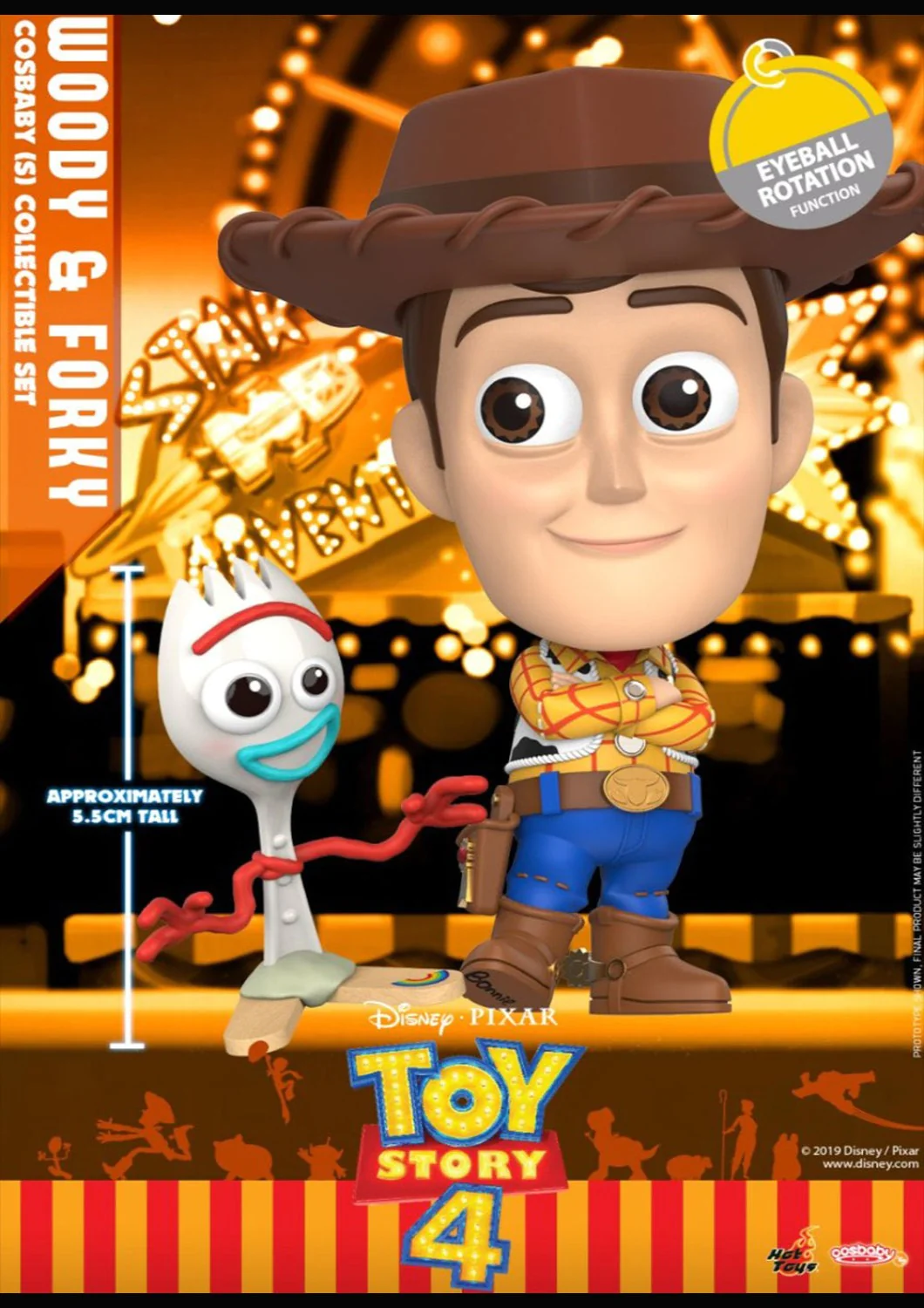 COSBABY WOODY & FORKY COLLECTIBLE SET