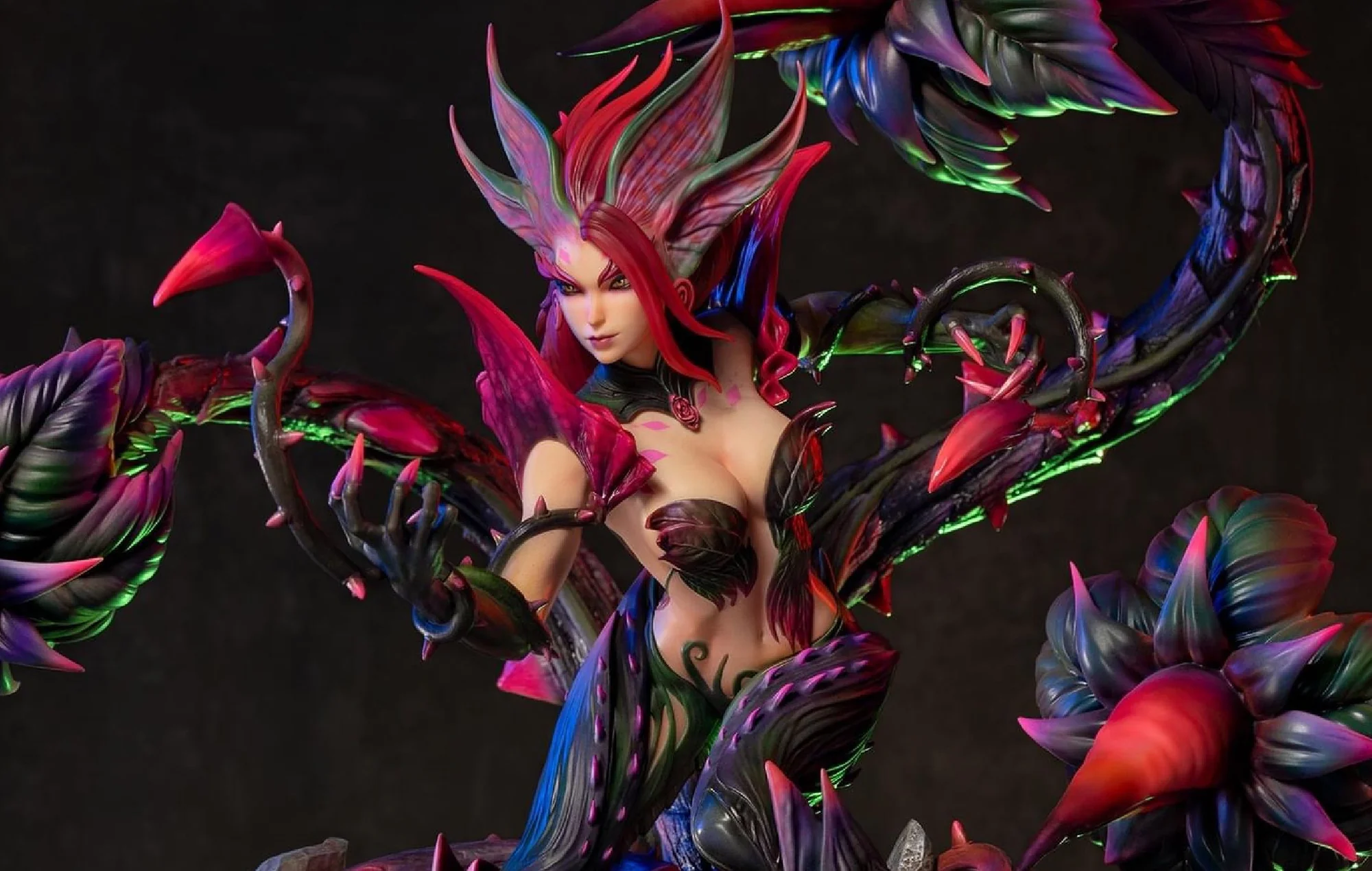 LEAGUE OF LEGENDS RISE OF THE THORNS ZYRA 1/4 SCALE STATUE