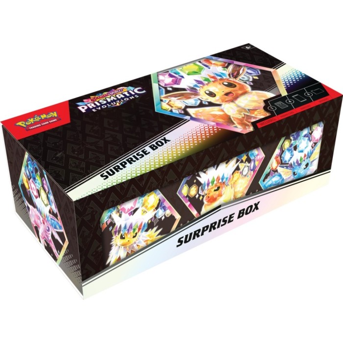 Pokemon Scarlet & Violet Prismatic Evolutions Surprise Box yellowboxcollectables Pokemon Scarlet & Violet Prismatic Evolutions Surprise Box yellowboxcollectables