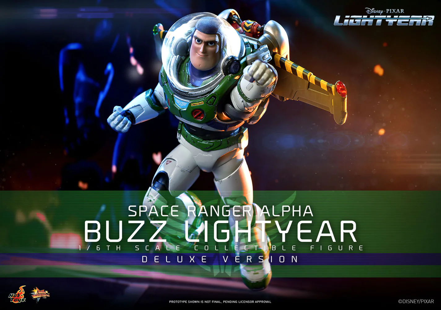 Disney Lightyear Space Ranger Alpha Buzz Lightyear Deluxe Version 1/6 Scale 12" Collectible Figure