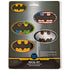 Batman Bat Symbol 4-Piece Variety Decal Kit