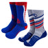 Captain America Two Pack Athletic Kids Socks