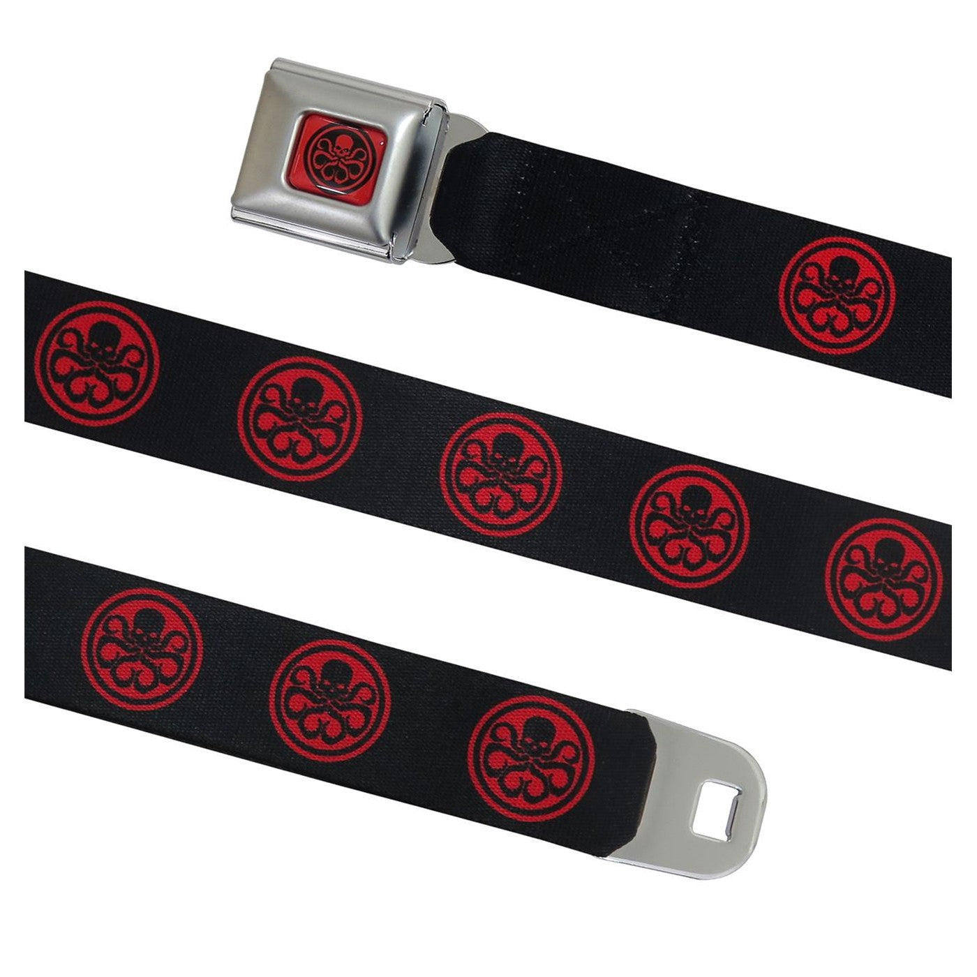 Hydra Logo Red & Black Seatbelt Belt