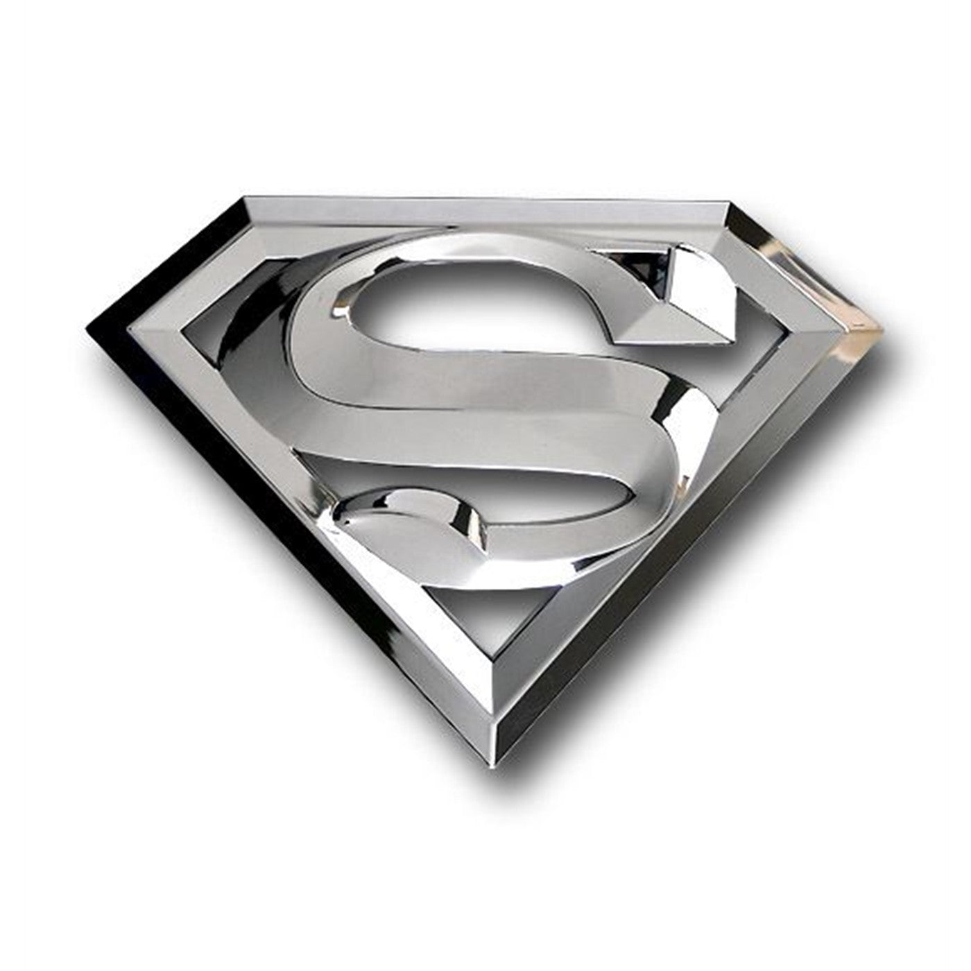 Superman 3D Chrome Adhesive Car Emblem