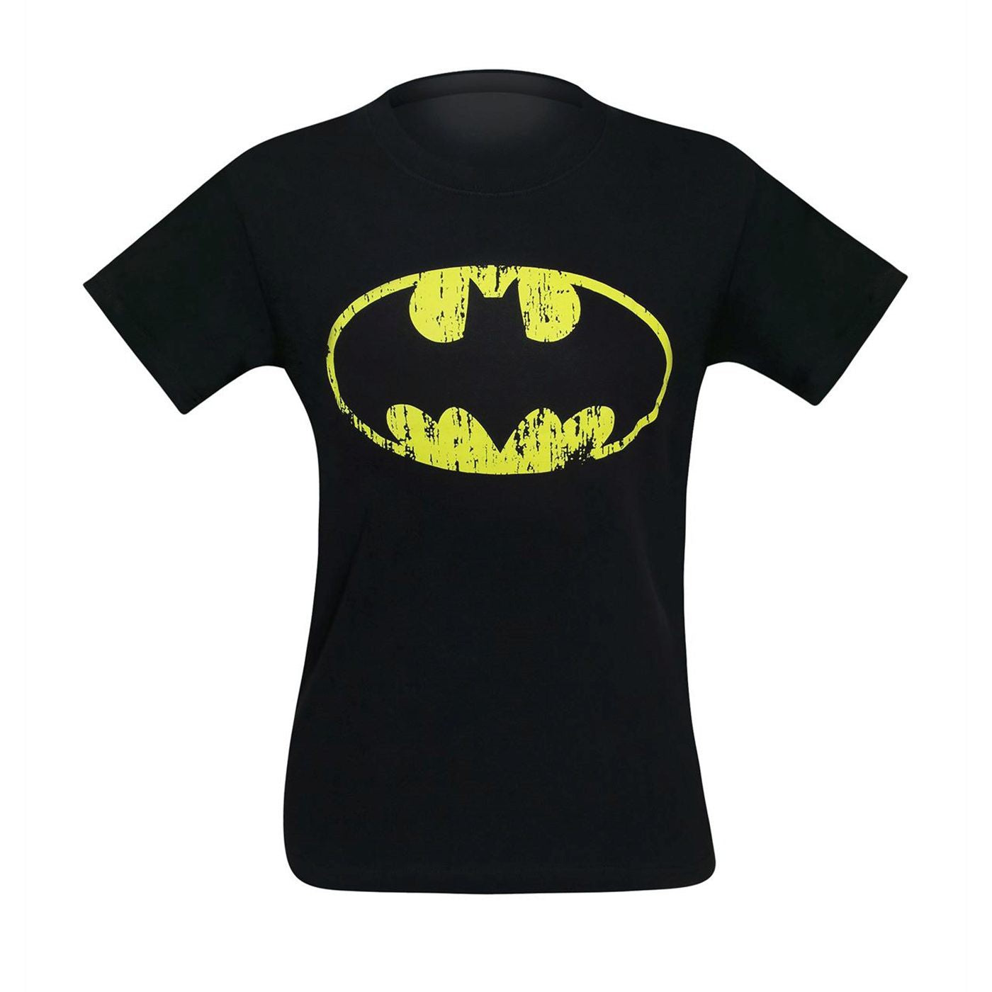 Batman Distressed Symbol Black T-Shirt