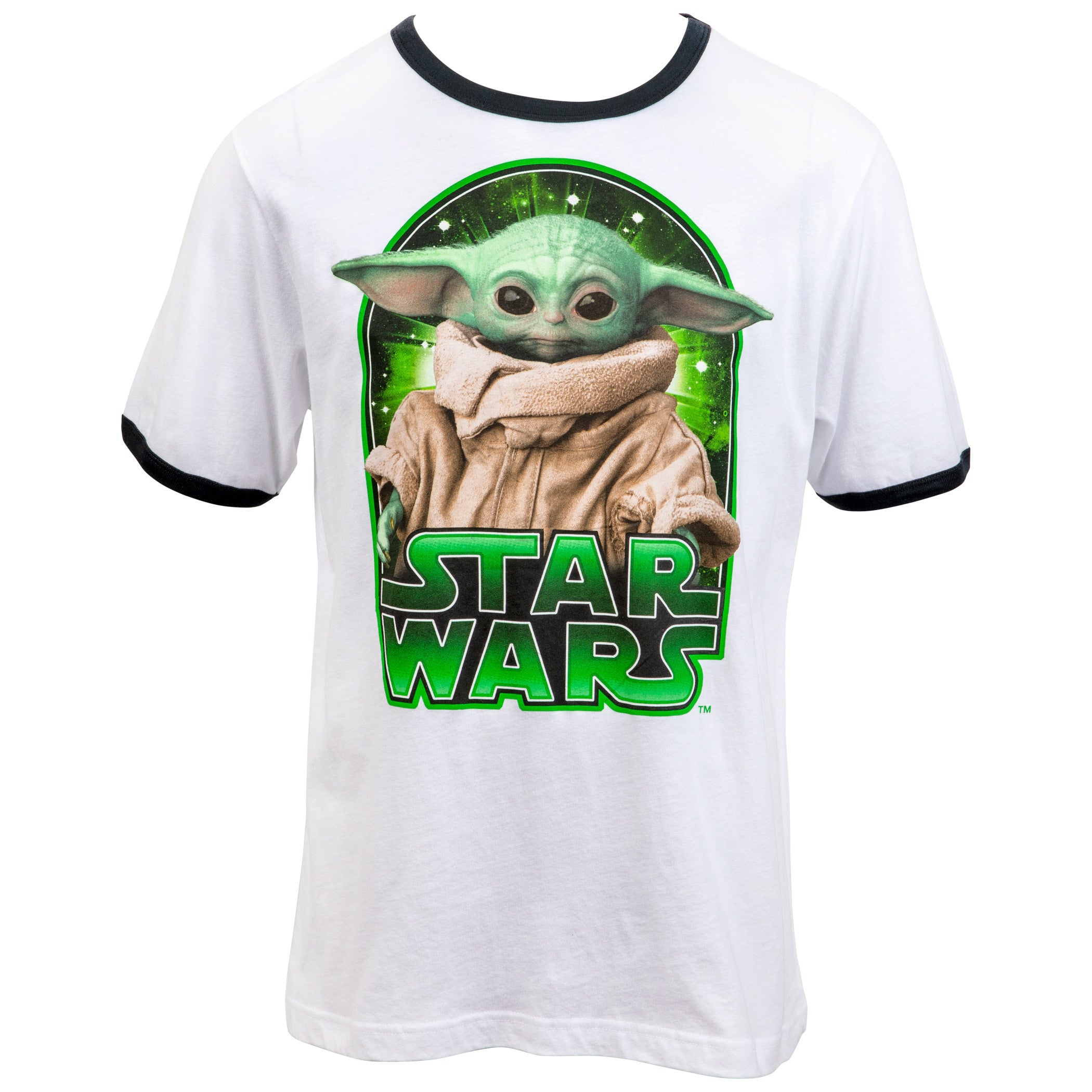Star Wars The Mandalorian The Child Character Ringer Kids T-Shirt