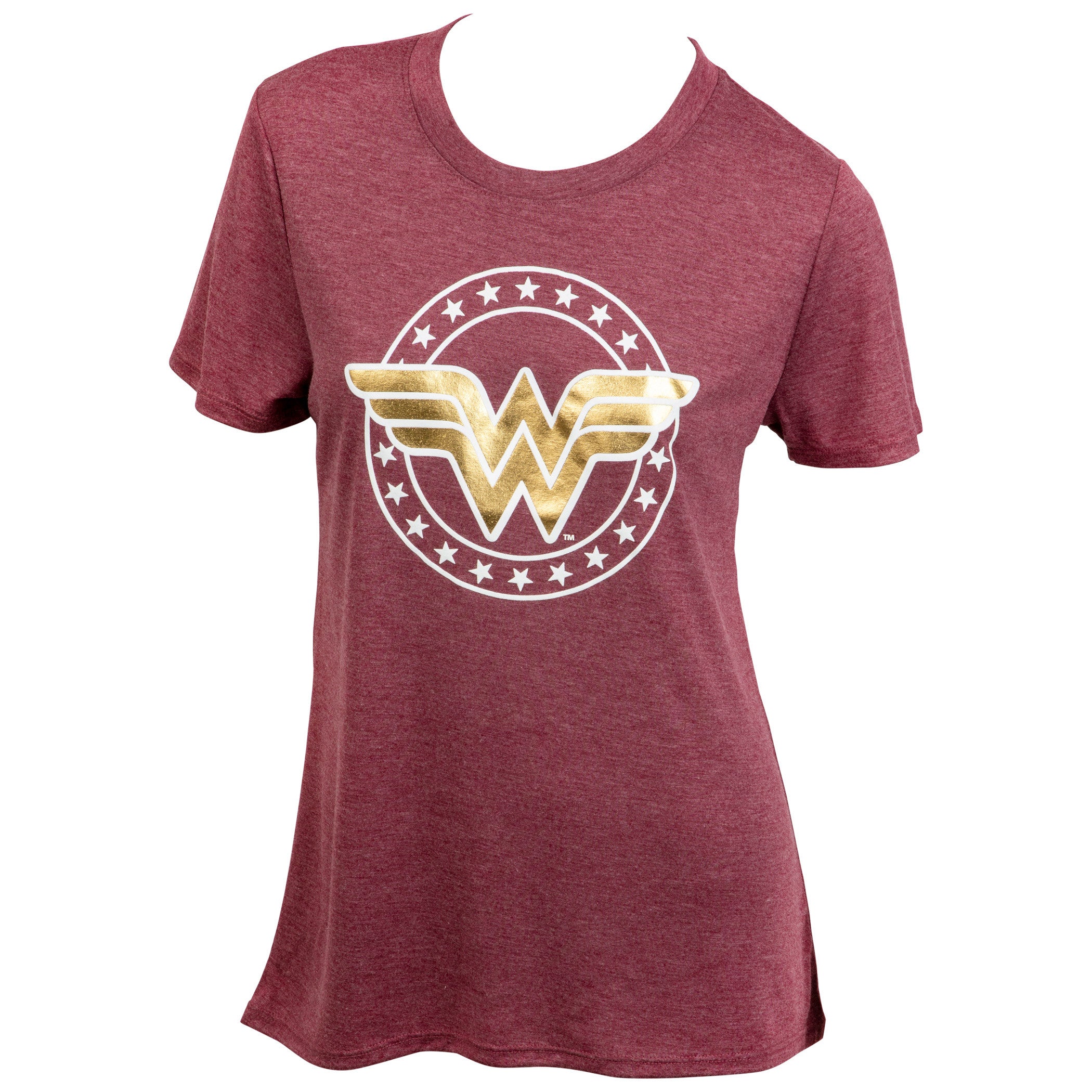 Wonder Woman Gold Classic Symbol Women's T-Shirt