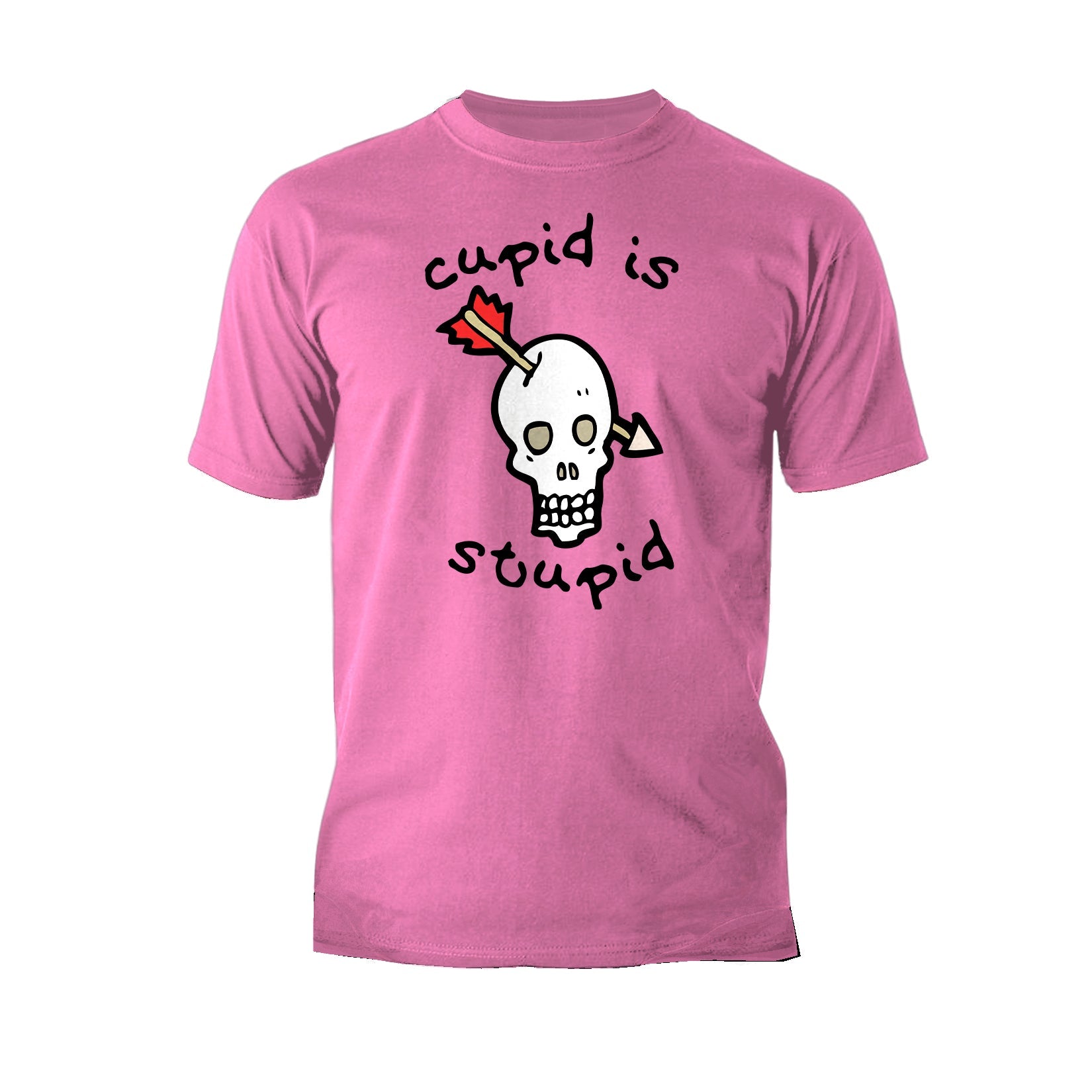 Anti Valentine Cupid Is Stupid Men's T-shirt