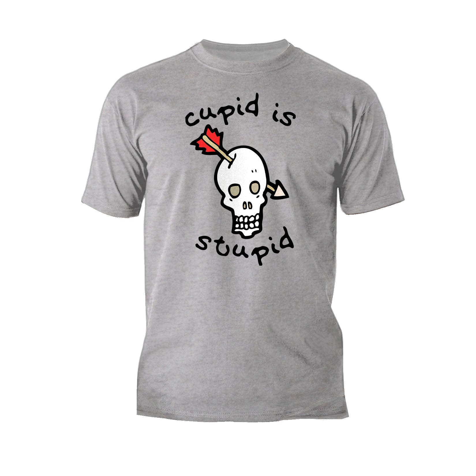 Anti Valentine Cupid Is Stupid Men's T-shirt